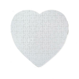 Offre Spéciale puzzles personnalisés de sublimation vierge de coeur pour adultes et enfants jeu de fête <span class=keywords><strong>passe</strong></span>-<span class=keywords><strong>temps</strong></span> - Product Image 1