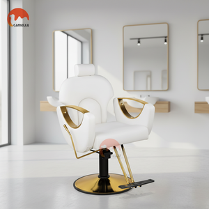 Chaise de salon de coiffure professionnelle à hauteur réglable avec pompe hydraulique, design moderne, pour salon de coiffure - Product Image 3