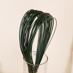 G-090 Feuille <span class=keywords><strong>d</strong></span>'herbe artificielle multicolore en acier synthétique, flexible, pour bouquet, vitrine, toile de fond <span class=keywords><strong>d</strong></span>'événement, <span class=keywords><strong>d</strong></span>écoration - Product Image 3