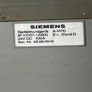 6FX2007-1AB00 E-Stand D <span class=keywords><strong>คอน</strong></span>โทรลเลอร์แบบพกพา ของแท้ใหม่เอี่ยม - Product Image 2