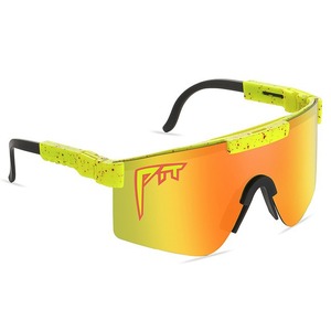 Lunettes de soleil polarisées Pit <span class=keywords><strong>Viper</strong></span>, lunettes de cyclisme coupe-vent UV400 pour hommes et femmes, lunettes de sport de plein air pour la course à pied et la conduite - Product Image 1