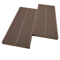 Planches de terrasse en composite WPC antidérapantes de haute qualité 140*20mm, garantie 10 ans, durables, en WPC massif