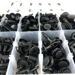HE28 330 Piezas de Clips de Expansión de Plástico para Automóviles, Retenedores de Nylon Negros para Reparación de Carrocería, Guardabarros y Maletero - Product Image 4