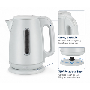 Hervidor Portátil Suokang de Acero Inoxidable de 1.8L y 1500W, 220V, Apagado Automático Mecánico, Protección Contra Ebullición en Seco, Capacidad Suficiente para el Hogar - Product Image 4