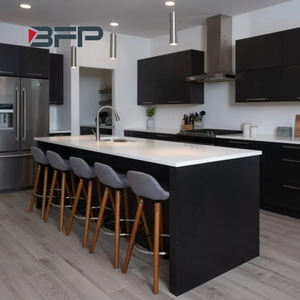 BFP <span class=keywords><strong>vendita</strong></span> calda cucina moderna modulare di lusso finitura opaca lacca su misura armadio da cucina per casa e appartamento - Product Image 2