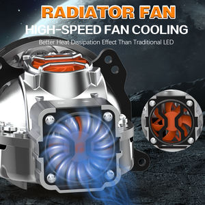 AKE S303 Instalación sin pérdidas Biled Proyector 3 pulgadas 9-16V 6000K Haz bajo 50W Haz alto + Haz láser 95W Bi Led Lente del proyector - Product Image 3