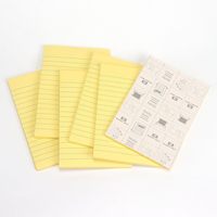Mini blocs-notes adhésifs colorés portables, blocs-notes mignons, simples, imperméables, auto-adhésifs, attrayants