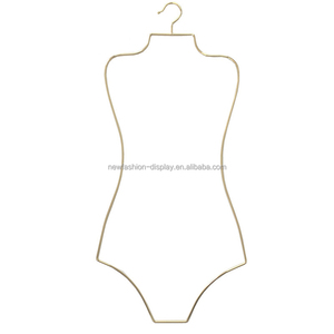 Sang trọng gloden gloden Áo Tắm hiển thị Móc váy bạc dây kim loại hình dạng cơ thể kim loại Bikini móc - Product Image 6