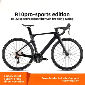 Bicicleta de Carretera Twitter R10 Pro T800 de Fibra de Carbono con Frenos de Disco, 22 Velocidades, Bicicleta de Carreras Aero, Cableado Interno Completo, Personalizable OEM, Venta al Por Mayor - Product Image 1