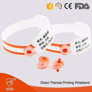 Bracelet d'identification d'usine, bracelet médical d'hôpital, bracelet d'identification du patient, bracelet thermique jetable à transfert thermique - Product Image 1