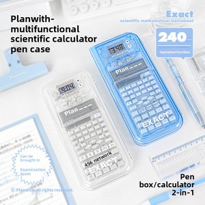 Đa Chức Năng Máy Tính Bút Chì Trường Hợp Với 240 Tính Toán Thời Gian Chức Năng <span class=keywords><strong>2</strong></span>-Trong-1 Văn Phòng Phẩm Hộp - Product Image 5