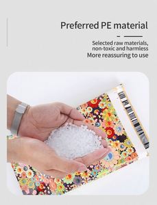 Sacs d'expédition en polyéthylène imperméables personnalisés avec logo imprimé, enveloppes d'expédition en plastique recyclé pour l'expédition express, pour l'emballage postal - Product Image 6