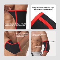 Protecteurs de bras de fitness et de sport en néoprène de 7mm et 5mm pour équipement de sécurité d'haltérophilie et d'haltérophilie