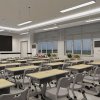 Chaise de bureau scolaire moderne, confortable, réglable et personnalisable de qualité supérieure, design durable pour une utilisation en classe, à la maison ou au bureau, garantie 5 ans