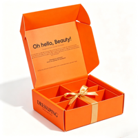 Boîtes d'expédition personnalisées en carton ondulé kraft pliables pour vêtements et chaussures avec poignée et bande de déchirement