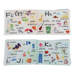 Hot Bán Ít Từ Điển Học Tập Sớm Từ Bảng Chữ Cái Mềm Cuốn Sách Vải Tùy Chỉnh Chữ Cái Số Màu Sắc Cho Bé Đầu Tiên của Tôi Bo - Product Image 3