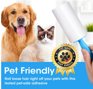 Rodillo Quitapelusas Extra Adhesivo para Amantes de Mascotas, <span class=keywords><strong>Mega</strong></span> Valor, Paquete de 100 Hojas, para Eliminar el Pelo de Perros y Gatos - Product Image 6