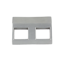 AT051 Plaque de fixation robuste en acier inoxydable pour cadre de fenêtre avec goupille d'alignement, pour profil de fenêtre à battant