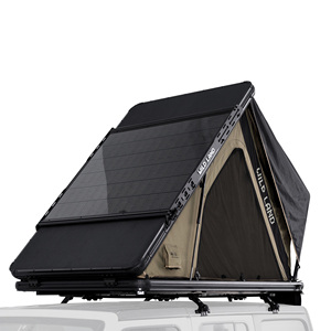 Solar Powered Rooftop Tent 300W Hard Car Roof Tent Ultra Lightweight Slim Design SUV Pickup Camping Tent Quick Open VMS-RT-LS130 - Product Image 5
