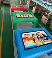 Table tactile interactive pour enfants avec l'application de téléchargement gratuit Google Play, table à écran tactile intelligent Android tout en un