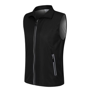 Gilet Jinteng da uomo Full-Zip gilet leggero senza maniche gilet personalizzato per abbigliamento da lavoro volontario da supermercato - Product Image 2
