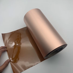 Película de poliimida revestida de gran oferta, lámina de cobre ignífuga, materiales de aislamiento resistentes a altas temperaturas, 12.5U-100U" - Product Image 3