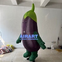 Costume gonflable de brocoli pour la décoration de rue, costumes gonflables de brocoli pour la publicité