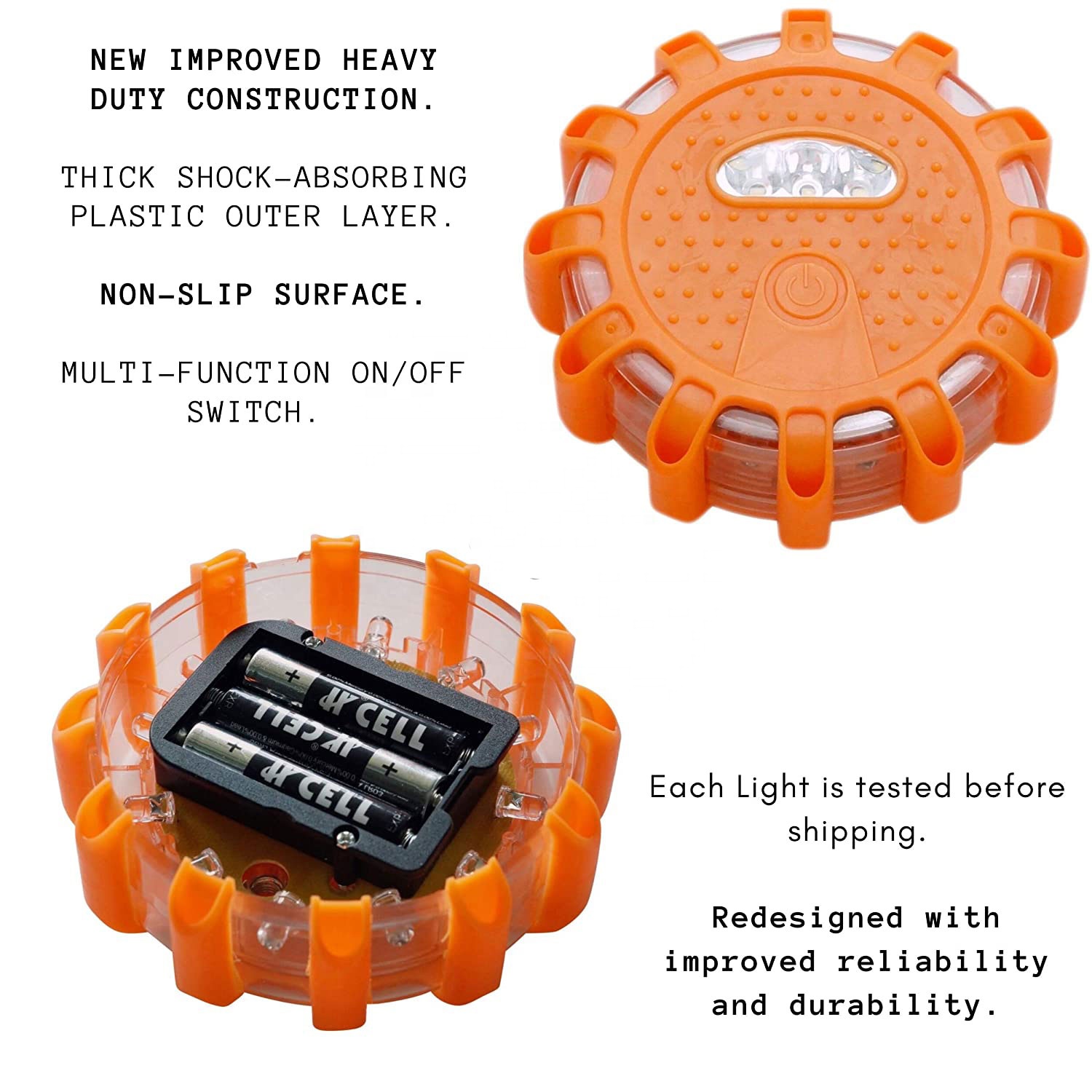 СВЕТОДИОДНЫЕ дорожные фонарики, аварийный фонарь, дорожный защитный диск, фонарь для автомобиля, пробивной комплект с магнитным водонепроницаемым мигающим светом