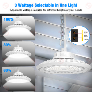 Chúng tôi Canada kho giao hàng ul DLC SAA 100W 150W 200W 250W điện có thể điều chỉnh UFO dẫn ánh sáng bay cao - Product Image 3