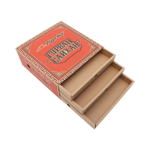 Großhandel 6/<span class=keywords><strong>8</strong></span>/10/12/13 Zoll Mitnehm-Flötenkarton Pizza-Geschenkboxen mit Kundenspezifischem Logo Bedruckt Industrielles Papier UV-Vorteilhaft - Product Image 6