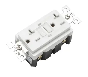 GFCI High Speed 120V Electrical Plugs Electrical Outlet With LED Indicator Wall Gfci Socket