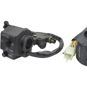 उच्च गुणवत्ता वाले मोटरसाइकिल स्पेयर पार्ट्स, सही और बाएं हैंडल स्विच को Gn125 Suzuk-i125 के लिए कम कीमत में हैंडलबार असेम्बली - Product Image 6