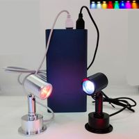 Spot LED USB 1W DC5V Bijouterie Cabinet Vitrine Lampe de comptoir Plafonnier en surface Mini Spot
