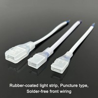 Connecteur de câble sans soudure à 2 broches (8mm/10mm/12mm) 12V/24V/110V/220V pour bande LED – Vente en gros