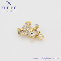 X000657329 Bijoux Xuping Pendentif Ours Tendance et Charmant en Or 14K, Style Vintage Simple et Élégant pour Usage Quotidien