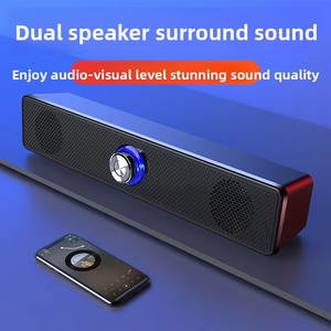 שולחן עבודה <span class=keywords><strong>Bluetooth</strong></span> Audio 6W רמקול אלחוטי חוטי מחשב ביתי מסנן רעשים סטריאו סראונד מגניב LED אור הטיה - Product Image 6