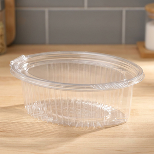 กล่องพลาสติกใส PET ทรงกลม ขนาด 60 ซีซี ยี่ห้อ Mucit Home พร้อมฝาปิดแบบ Snap Top พิมพ์โลโก้ตามสั่งด้วยเทคนิคซิลค์สกรีน - Product Image 2