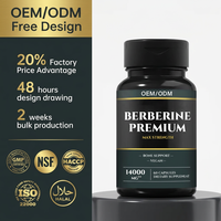 OEM/ODM Berbérine Liposomale 14000mg Haute Puissance Complément de Soutien Métabolique Disponibilité Bio Maximale Formule Clinique Végétalienne