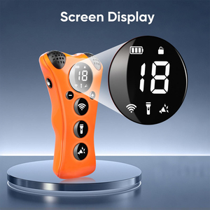 Entrenador ultrasónico ajustable para perros, 10 niveles, recargable, de frecuencia variable, resistente al agua, IP67, Corrector de comportamiento de mascotas de plástico - Product Image 6