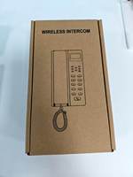 Interphone audio sans fil 433 MHz longue portée avec écran tactile 7 pouces et batteries intégrées pour bureau, hôtel et maison
