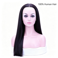 Perruque en cheveux humains Remy sans colle, avec dentelle frontale HD 13x4, commande d'essai flexible en gros, emballage personnalisé, bonnet intérieur respirant