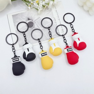 Boxing Gloves Key Rings Boxing Keychain Metal Boxing Gloves Sport Key Chains Rustproof Smooth