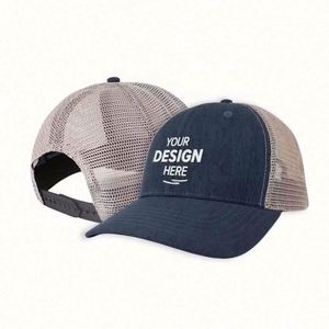 Gorra Trucker de Malla Plana para Mujer, Estilo Hip Hop, 5 Paneles, con Espuma, para Viajes Casuales al Aire Libre - Estampado Puff - Product Image 1