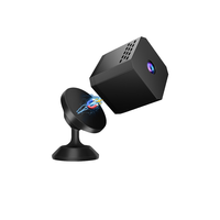 Mini caméra de sécurité domestique sans fil WiFi, stockage sur le cloud, vision nocturne infrarouge, surveillance extérieure