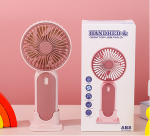 Ventilateur portable Cool Outdoor RL-12 avec base et support pour téléphone, idéal pour le camping, les pique-niques, les barbecues, plusieurs couleurs, 3 vitesses de vent réglables, ventilateur de bureau - Product Image 5