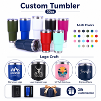 Mug isotherme en acier inoxydable avec logo personnalisé, revêtement en poudre, 20 oz, tasse thermos, gobelet isotherme 16 oz, 20 oz, 30 oz, mug à café