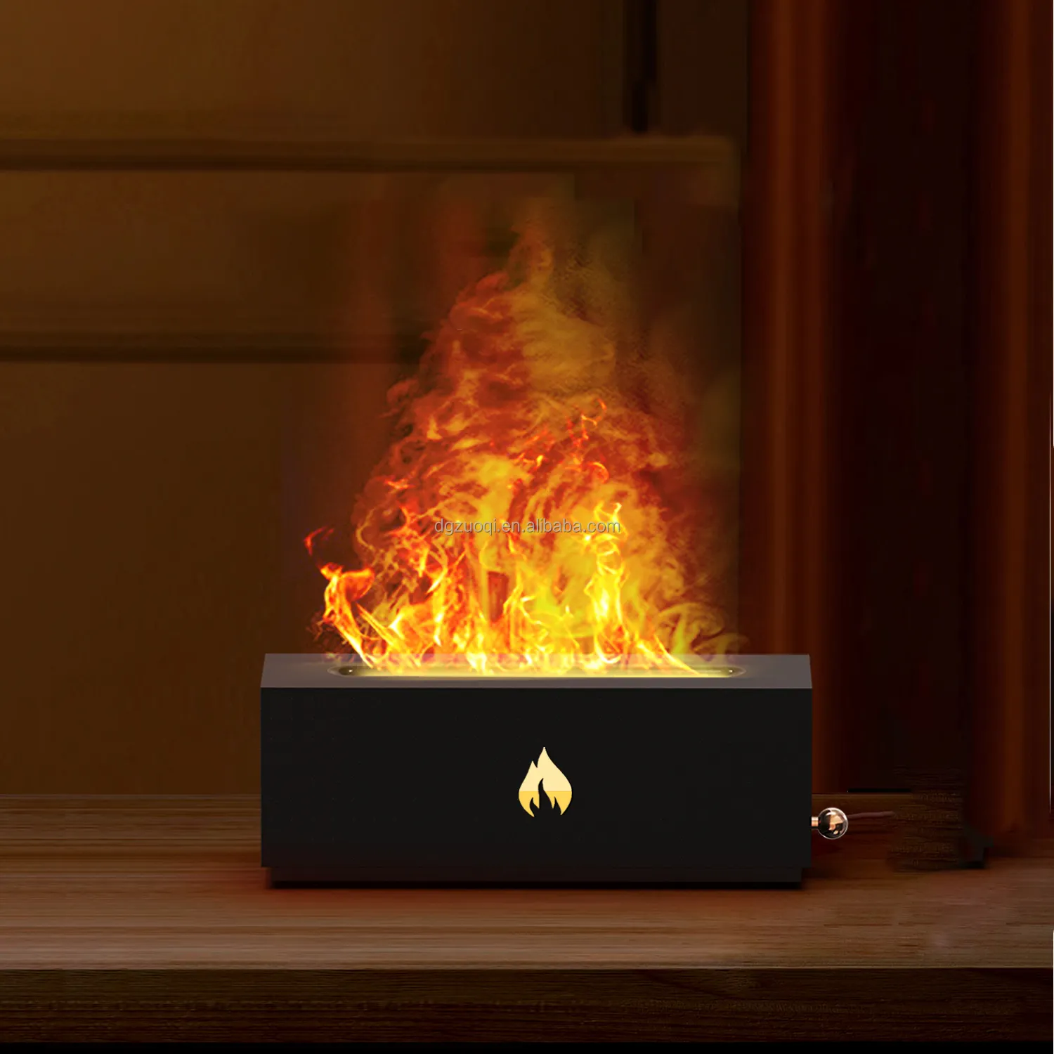 Nuovi prodotti Desktop Usb grande capacità diffusore di fuoco umidificatore olio essenziale Mini domestico diffusore di Aroma di fiamma