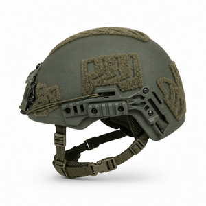 Casco Táctico ABS UHMWPE, Protección para la Cabeza, Color Verde Oliva, Casco de Seguridad con Correa Acolchada para Actividades al Aire Libre - Product Image 1