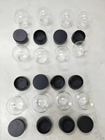 Globe à neige en verre transparent à faire soi-même avec base en résine, kits de globes à eau personnalisables pour projets d'artisanat et cadeaux
