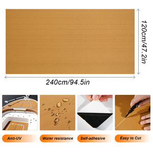 Suelo Sintético Impermeable KT GuoMei, Material Eva Tipo Teca, Anti UV 3000+, Lámina <span class=keywords><strong>de</strong></span> Espuma Imitación Madera <span class=keywords><strong>para</strong></span> Cubierta <span class=keywords><strong>de</strong></span> Barco, Revestimiento Vinílico - Product Image 4